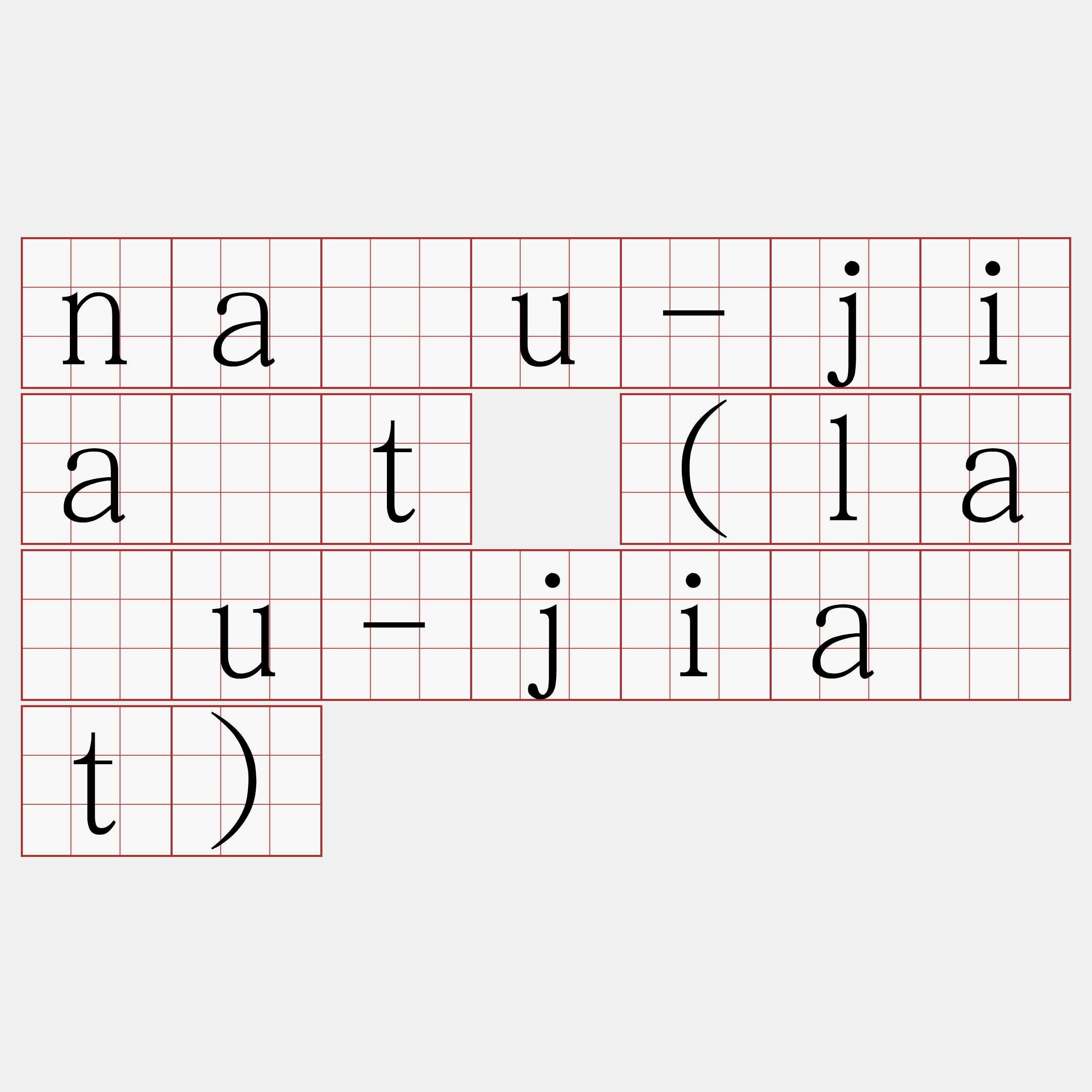 nāu-jia̍t (lāu-jia̍t)
